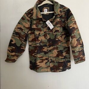 Gap size 5 Cord Jacket in Green and Brown camouflage.
